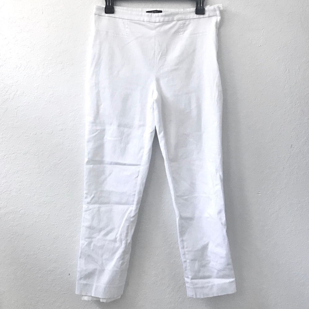Carlisle Mid Rise White Pants